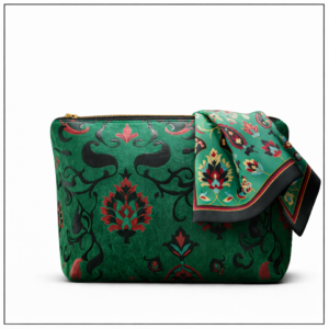 MC Emerald Baroque Cosmetic Bag