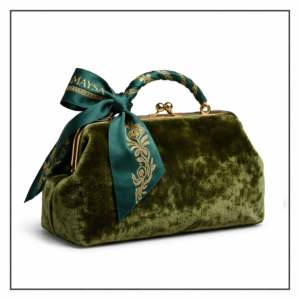 Emerald Royale Velvet Clutch